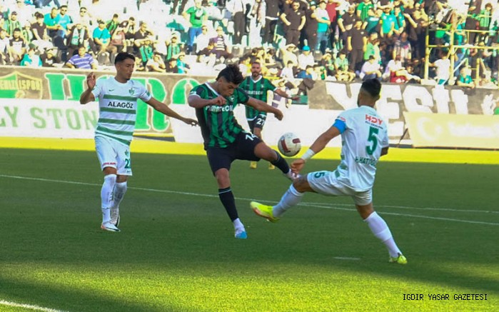 Alagöz Holding Iğdır Spor Deplasmanda Karşılaştığı Denizlispor'u 2-0 Yenerek Üç Puanı Kaparak Şampiyonluğu Hedefledi