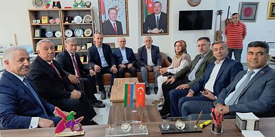 65. Hükümet Ulaştırma, Denizcilik Ve Haberleşme Bakanı Ahmet Arslan, Beraberindeki Heyetle Iğdır Azerbaycan Evi Derneğini ziyaret etti