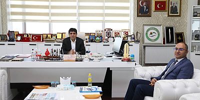 Aile ve Sosyal Hizmetler İl Müdürü  Akgül'den Rektör Alma'ya Ziyaret