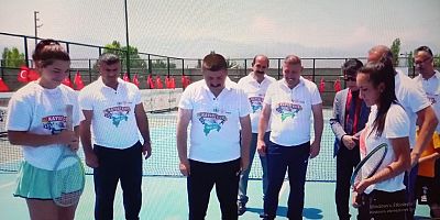 Iğdır’da 2. Kayısı Cup Tenis Turnuvası Başladı