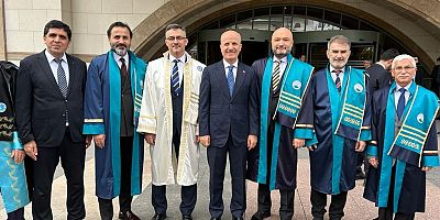 Iğdır Üniversitesi Rektörü Prof. Dr. Mehmet Hakkı Alma, 2023-2024  Yükseköğretim Kurulu (YÖK) Akademik Yılı Açılış Töreni'ne katıldı