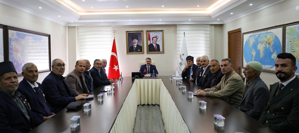 IĞDIR VALİSİ ERCAN TURAN'DAN ŞEHİT AİLELERİ VE GAZİLERE  DEVLETİN KAPISI SİZE DAİMA AÇIKTIR VURGUSU