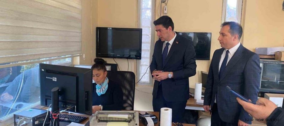 Karakoyunlu Kaymakamı Erdoğan’dan Gümrük Müdürlüğü ziyareti