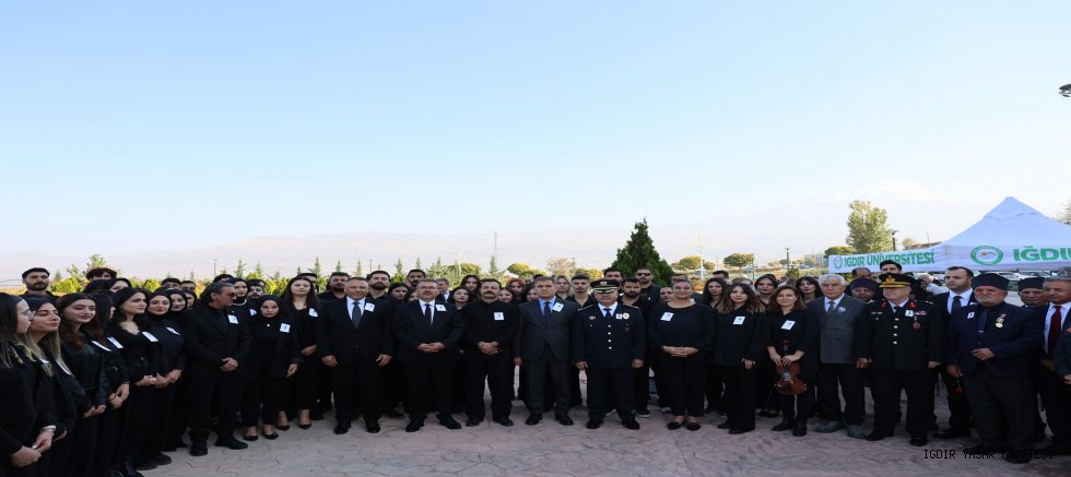 Iğdır Üniversitesinde Gazi Mustafa Kemal  Atatürk'ü Anma Programı: 87. Yıl Dönümü