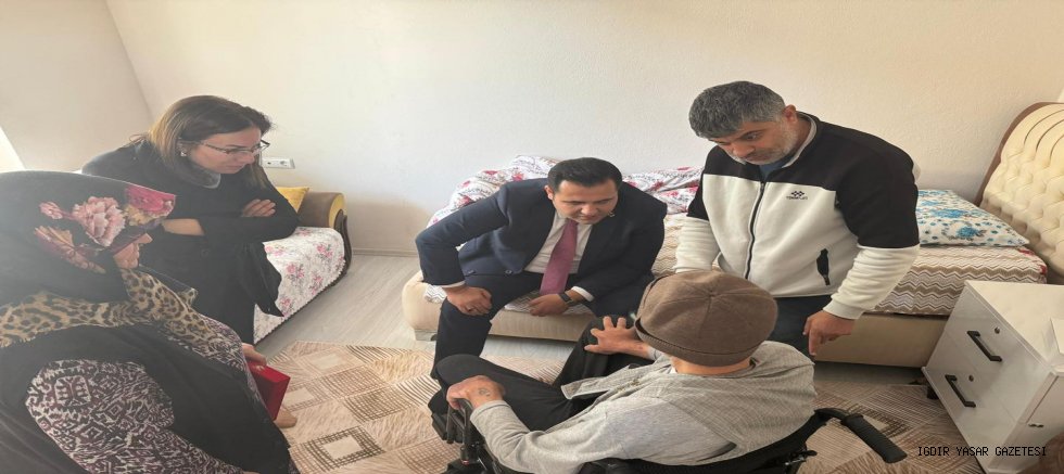 Kıymetli Gazi Abbas Karaduman'a Vali Yardımcısı  Ahmet Gökçecik'ten Geçmiş Olsun Ziyareti