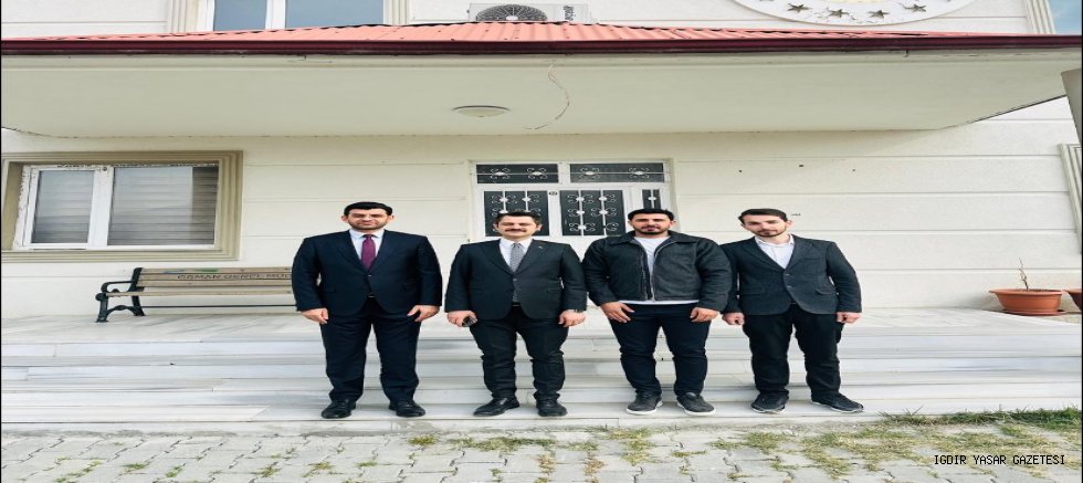 Tuzluca Kaymakamı Abdüllatif Yılmaz'dan İlçe Müftüsü Adem Altun'a  Ziyaret