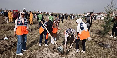 Iğdır’da Milli Ağaçlandırma Seferberliği Kapsamında Fidan Dikimi Gerçekleştirildi