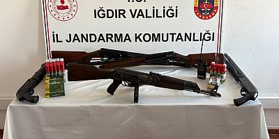 Iğdır’da Silah Kaçakçılığı Operasyonu: Silah ve Mühimmat Ele Geçirildi