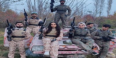 Iğdır’da Üniversite Öğrencileri Streslerini Paintball ile Attı