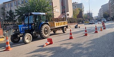Iğdır’da Yaya Geçidi Çizgileri Yenileniyor