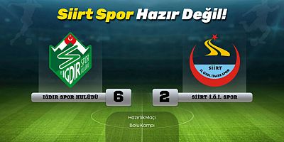 Iğdır Spor Hazırlık Maçında  Büyük Bir Farkla Galip Geldi