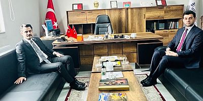 Tuzluca Kaymakamı Abdüllatif Yılmaz'dan İlçe Müftüsü Adem Altun'a  Ziyaret